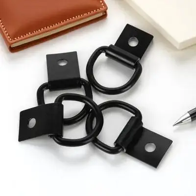 4 قطعة D حلقة التعادل أسفل المراسي الثقيلة السنانير ل مقطورة شاحنة السرير البضائع تأمين الأجهزة D حلقة التعادل أسفل المراسي #6