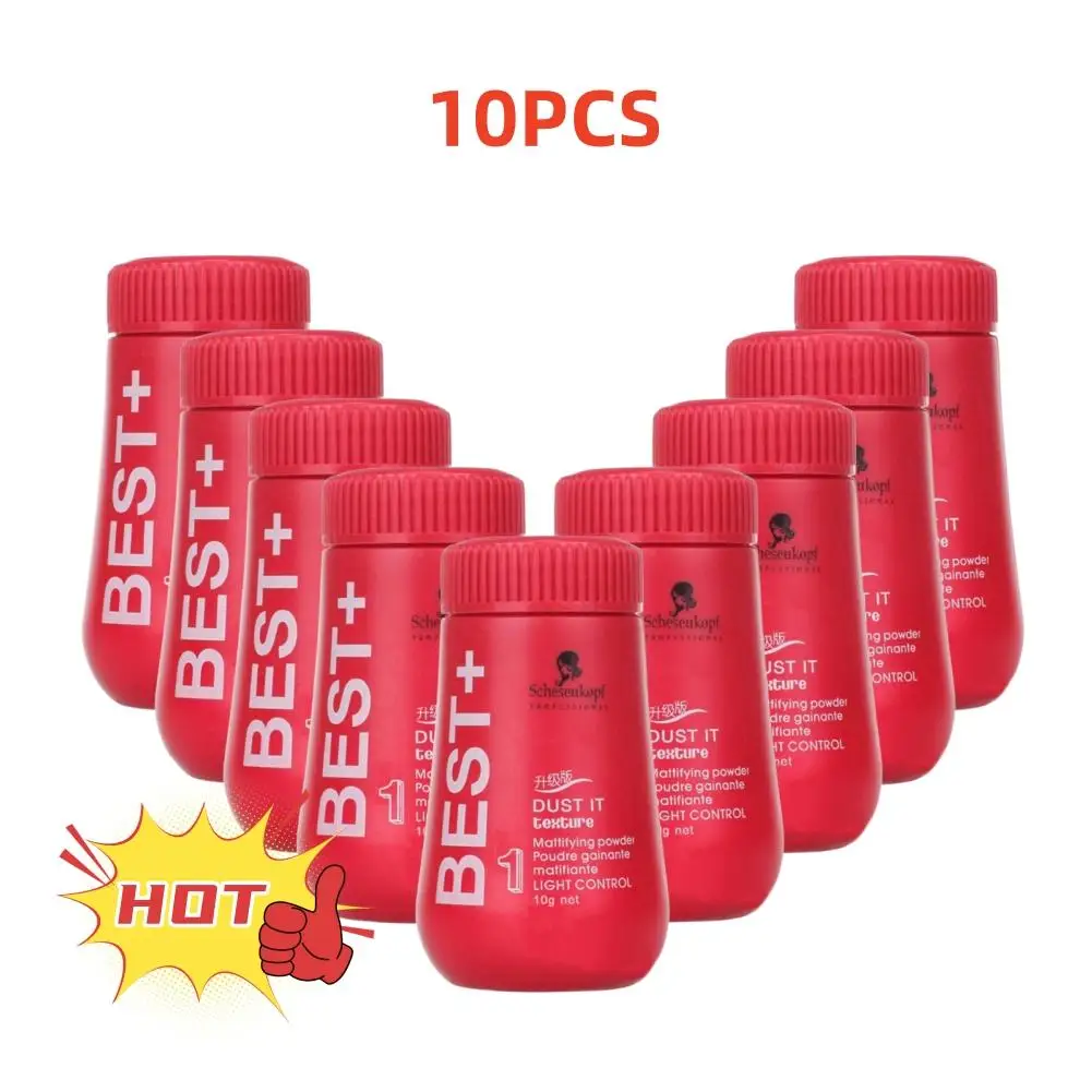 10 pezzi di polvere per capelli soffici aumenta immediatamente il Volume dei capelli senza lavaggio in polvere controllo dell'olio Styling Away Unisex opacizzante asciutto H