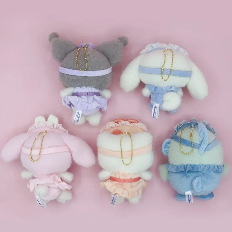 Japanische Sanrio Anime Augenmaske Pyjama Plüschpuppe Cartoon Stoffed Edition Kuromi Hangyodon KT Plüschtier Kinder Geschenk Schlüsselanhänger Puppe