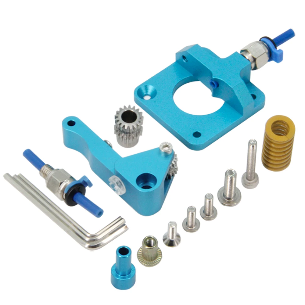 

Befenybay Upgrade Blue Dual Gear Extruder 1.75mm Filament for Creality Ender 3 / CR-10 3D Printer ( NOT Cluding the Motor)