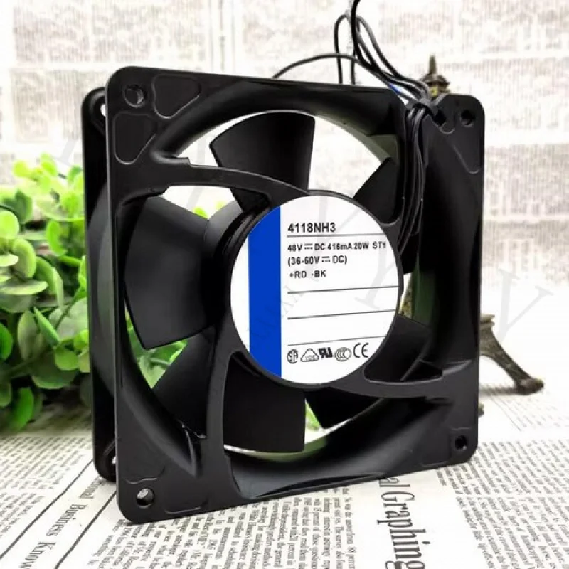 

Y + EBMPAP Бесшумный охлаждающий вентилятор 48 В 4118NH3/NH4/NH5/NH6 120X120X38MM Осевой вентилятор