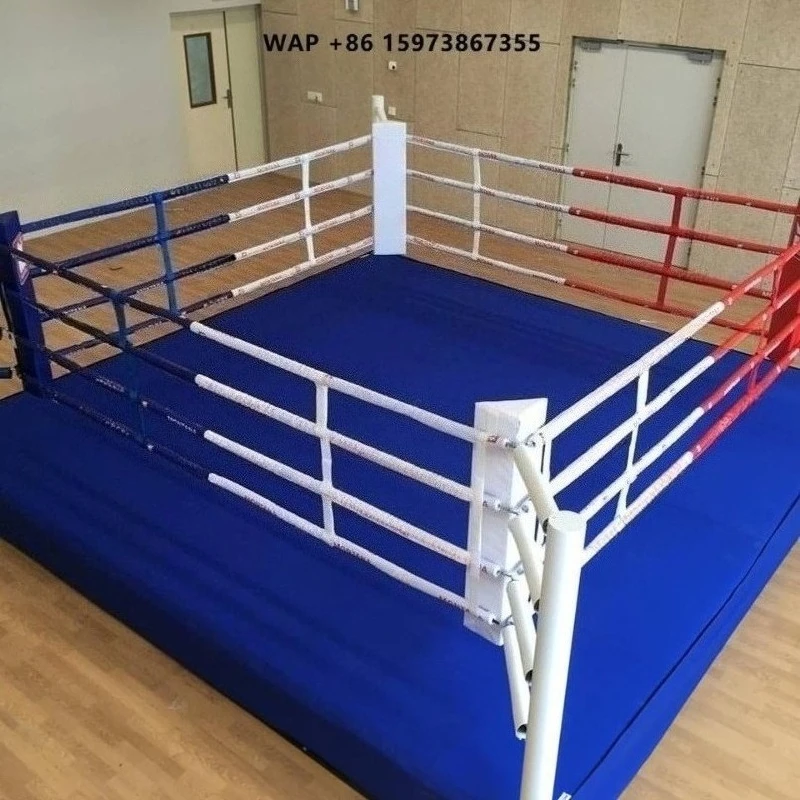 2022 International Floor Training Competition Including Corner Pad Rope Canvas Boxing Ring