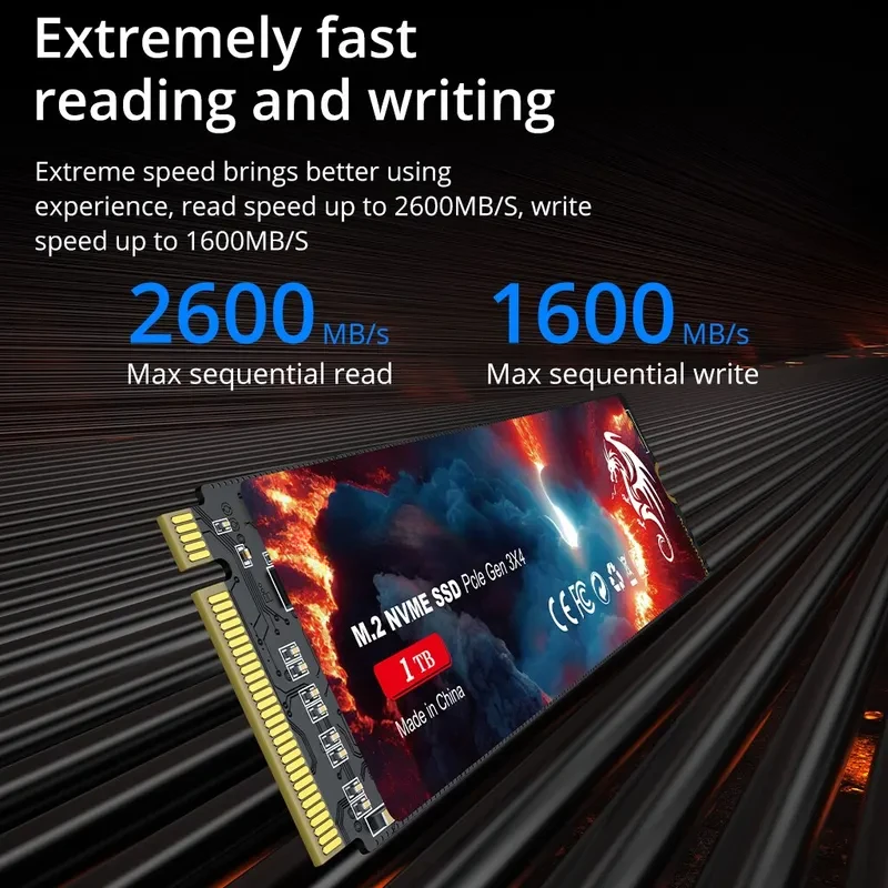 SSD M2 NVME 128 ГБ 256 ГБ 512 ГБ 1 ТБ SSD M.2 2280 PCIe 3.0 Внутренний твердотельный накопитель для ноутбука, настольной игровой консоли