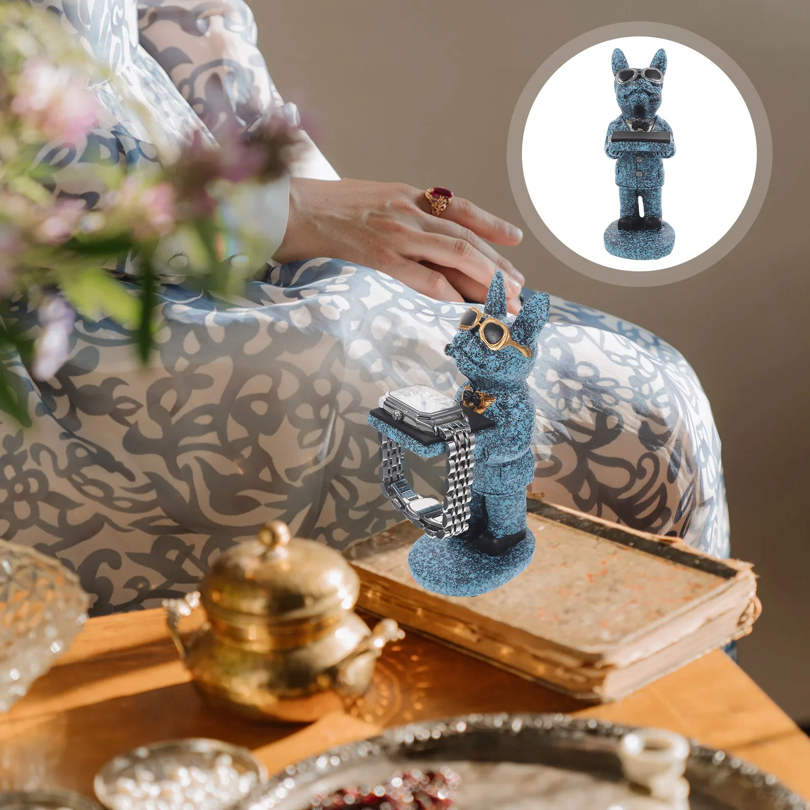 

Gypsum Watch Display Stand Artistic Decorative Organizer for Men Women Bracelet Storage Home Decoration Watch Holder