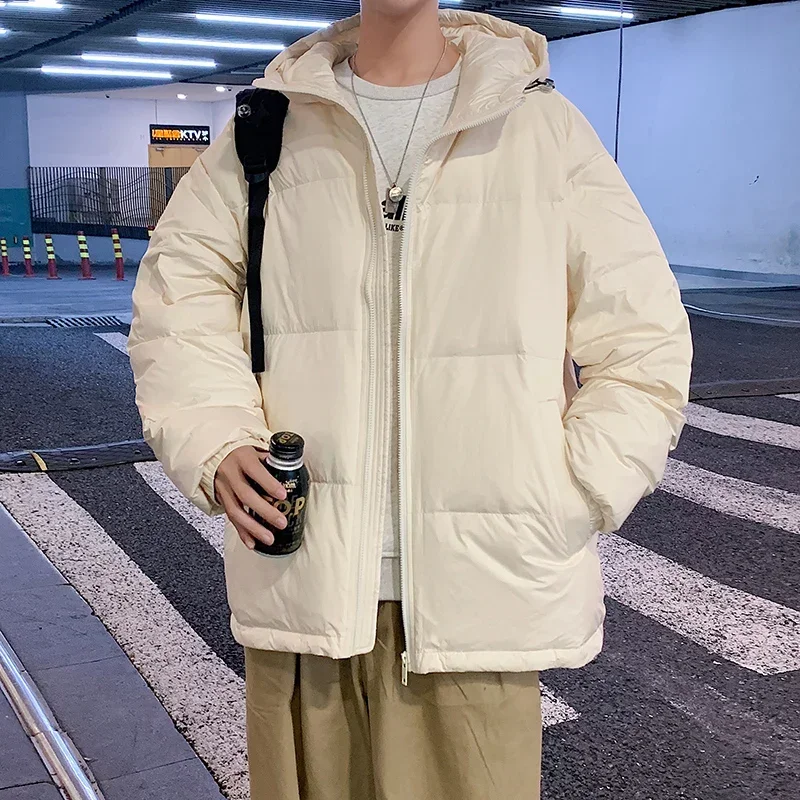 

Winter New Men High-quality Warm Trend Versatile Neutral Feather Jacket Cold Proof Outdoor Windproof Warm Trend Down Jacket