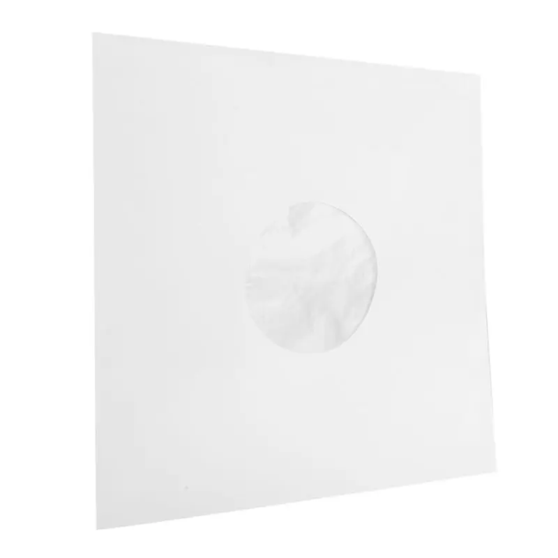 QWE-40 Pieces 12Inch LP Record Cover Resealable Outer Sleeves Paper Bag Vinyl Record Storage Bags