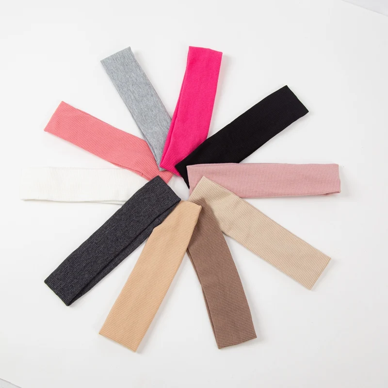 Unisex Elastic Running Hair Bands, Headband Sports, Yoga Hairband, Mulheres e Homens, Maquiagem Moda, Cabelo Hoop, Headwrap, Acessórios para Cabelo,