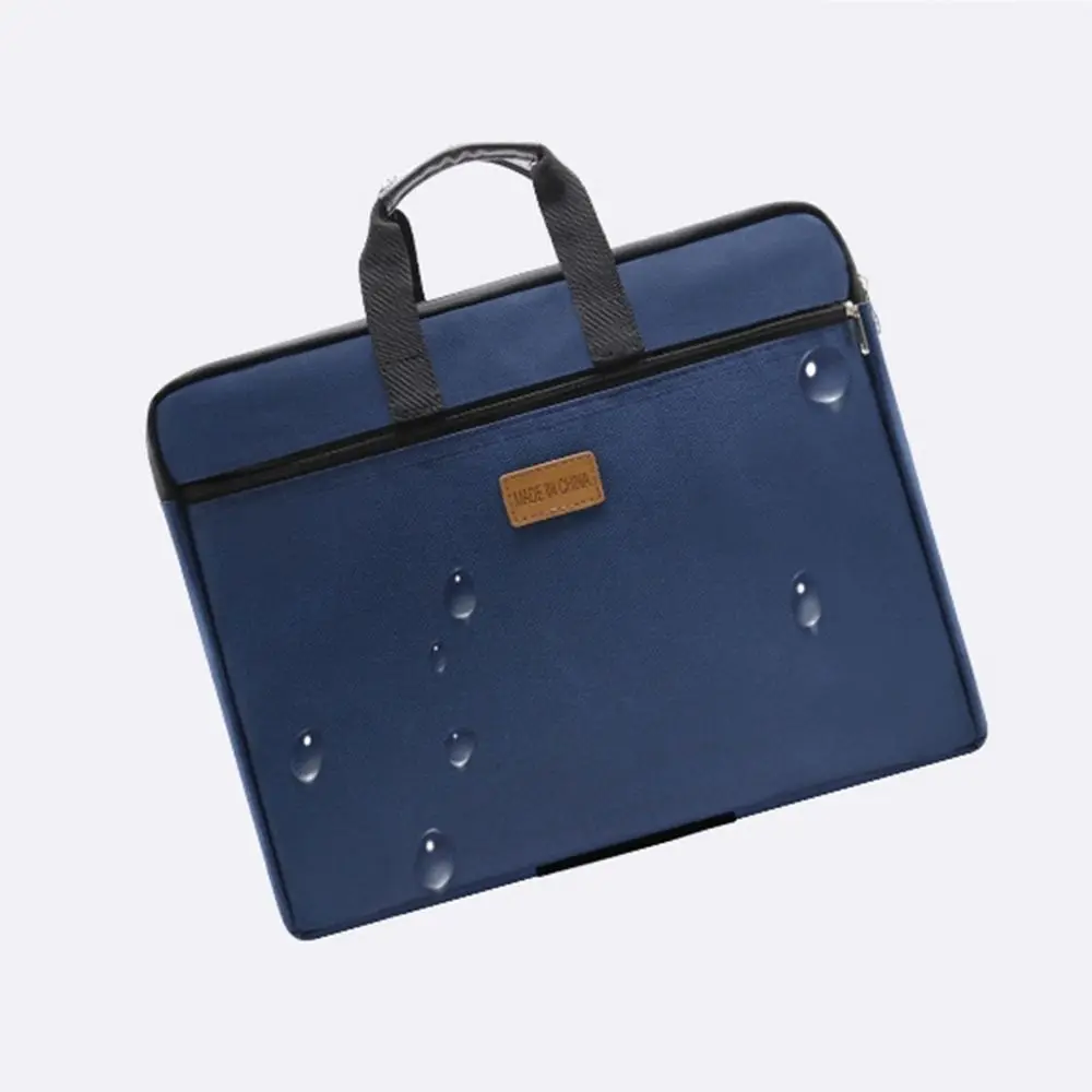 Oxford Cloth A4 Portable File Bag Zipper Multi-layer A4 File Folder Laptop Storage Bag Business Briefcase Documents Bag School