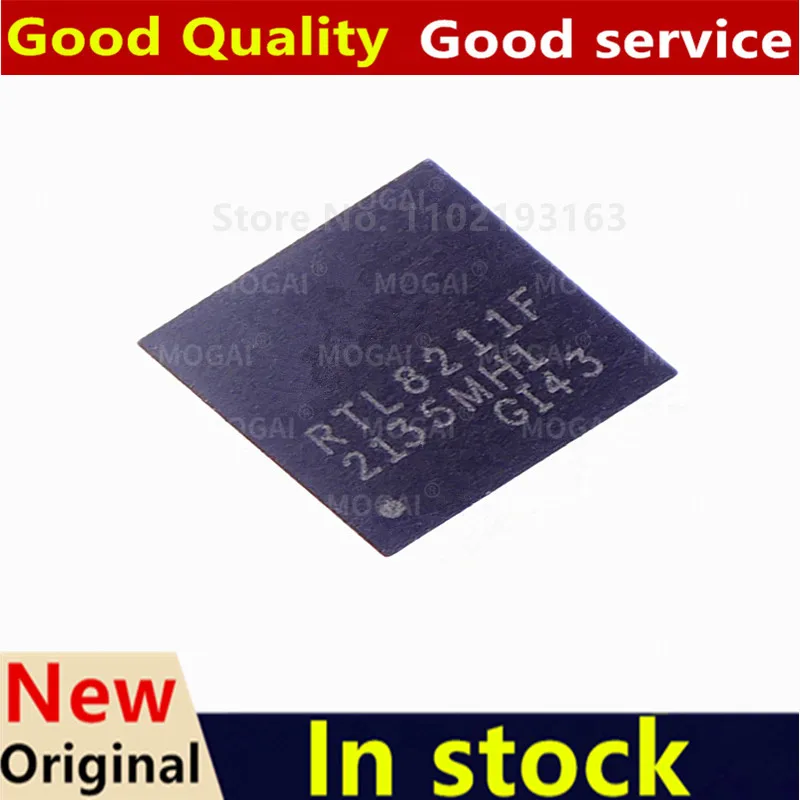 (2-5piece)100% New RTL8211F RTL8211F-CG QFN-40
