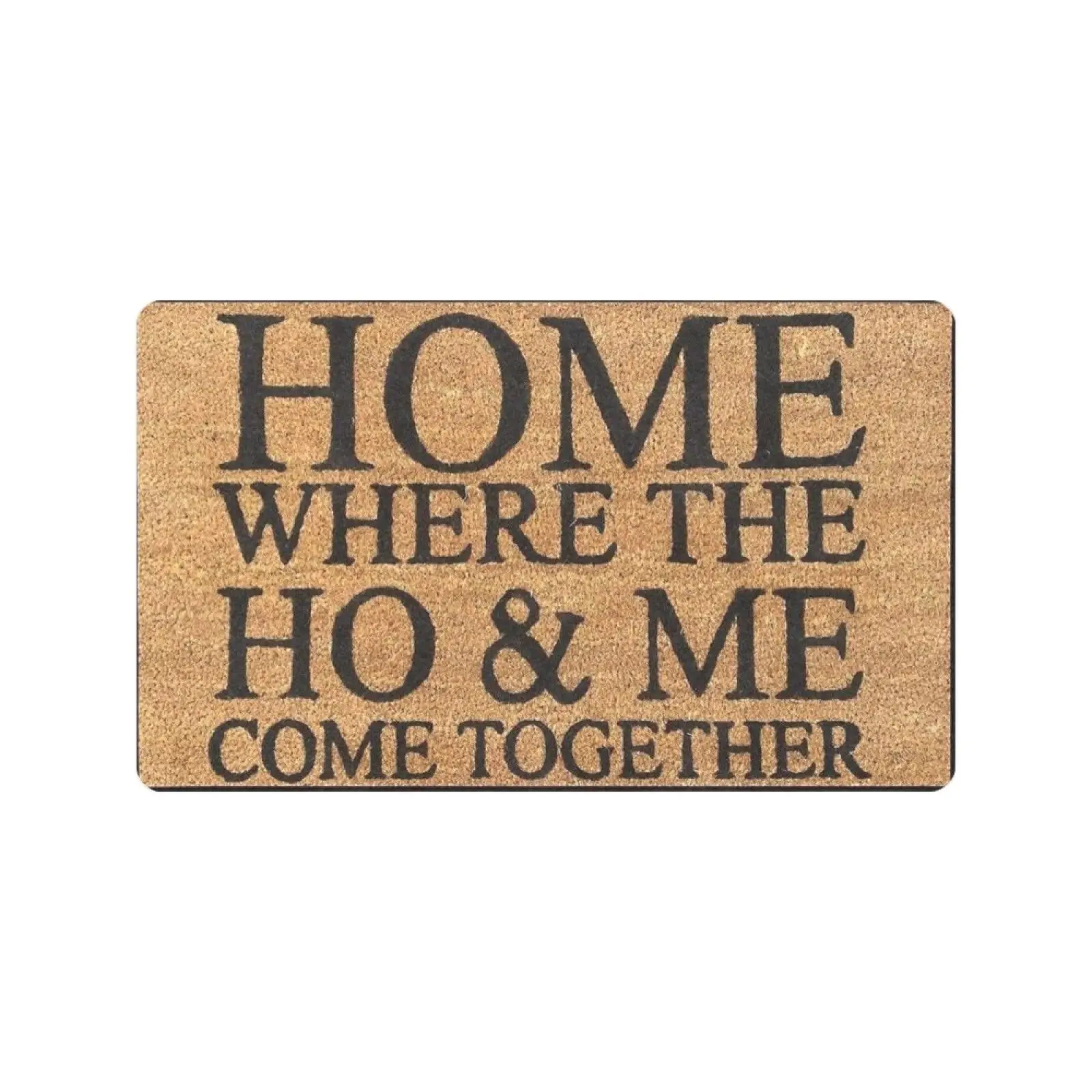 Home Where Come Together Doormat Front Door Gift Door Mat Rubber Rug