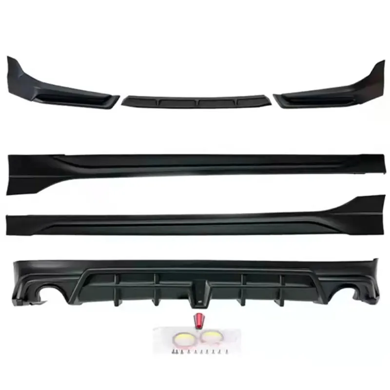 

FULI auto parts car bumper For Honda civic 11th 2021-2022 PP plastic body kit Front lip Rear lip Side skirts