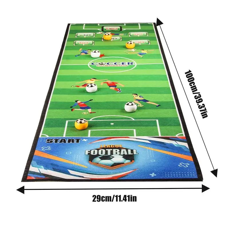 Tafelspellen Educatief Bordspel Met 6 Ballen Interactief Educatief Strategiespel 39.3X11.4 Inch Mat Voor Kinderen En