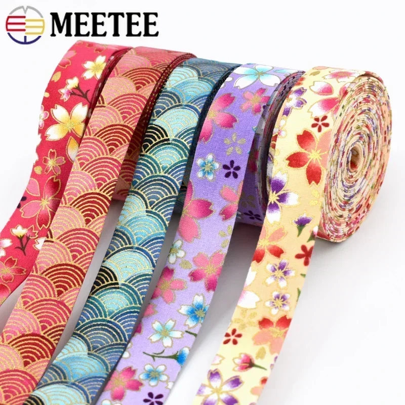 5/10Yards Meetee 10/25/40mm Ethnic Jacquard Webbing Tape Decoration Lace Ribbons Belt Package Clothing DIY Sewing Accessories