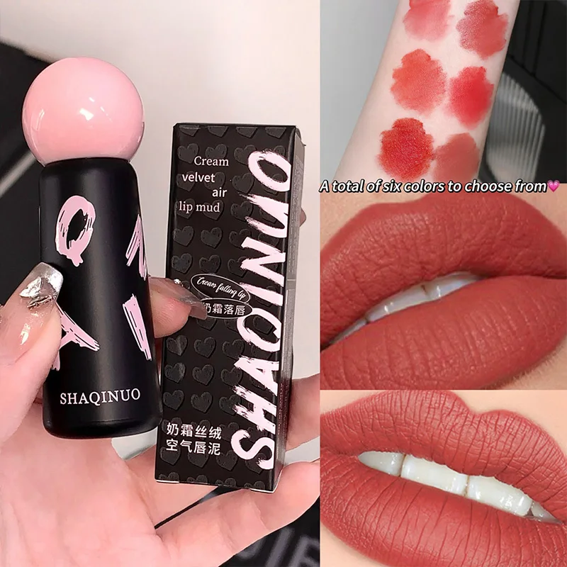 SHAQINUO Cream Velvet Air Lip Mousse – luxuriöse Textur, hochpigmentiert mit Featherlight-Finish und langanhaltendem Gewicht