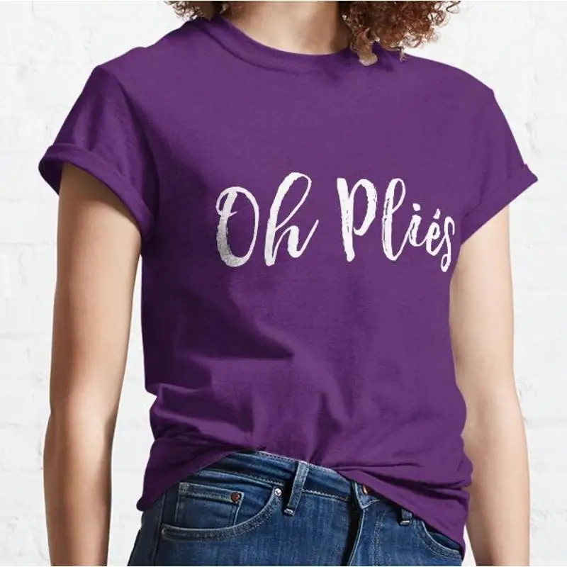 Funny Ballet Dancer Slogan Classic T shirt_zlx_63