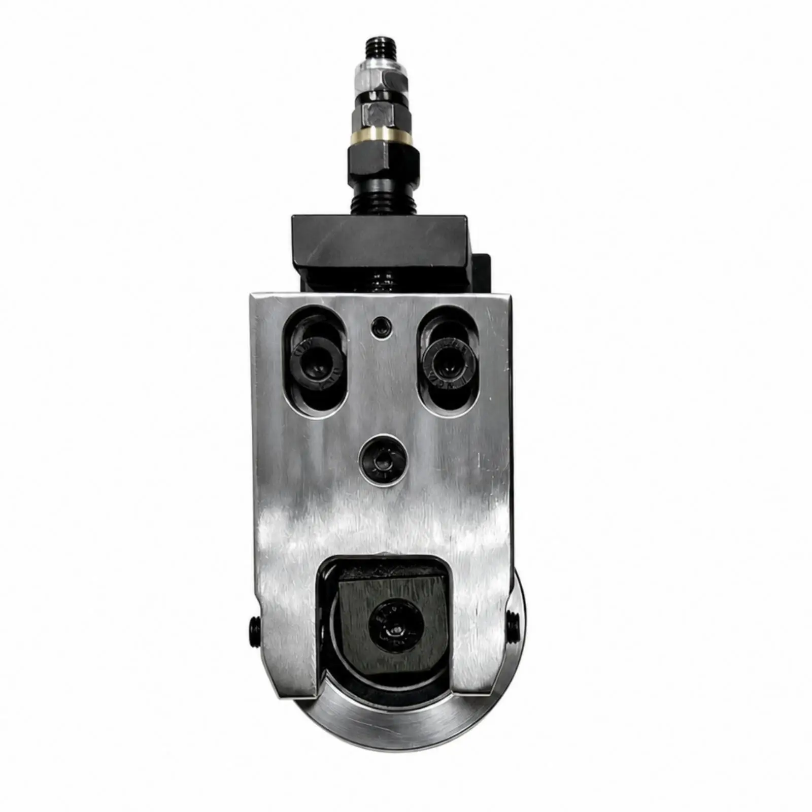 Silver Metal Edge Banding Guide with Bearing and Adjustment Nuts for Double Head Edge Banding Equipment Carpentry Tool