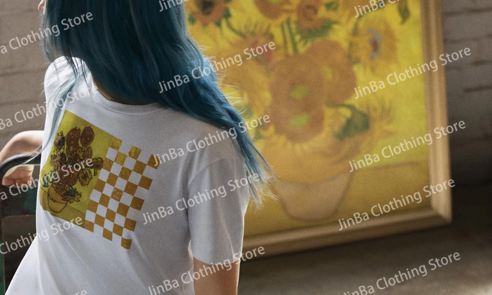 

New Summer Men T Shirt Artistic flower T-Shirt Men Tshirt Men Cotton T Shirt Casual Cool Women Cotton tshirt Top Men Clothing