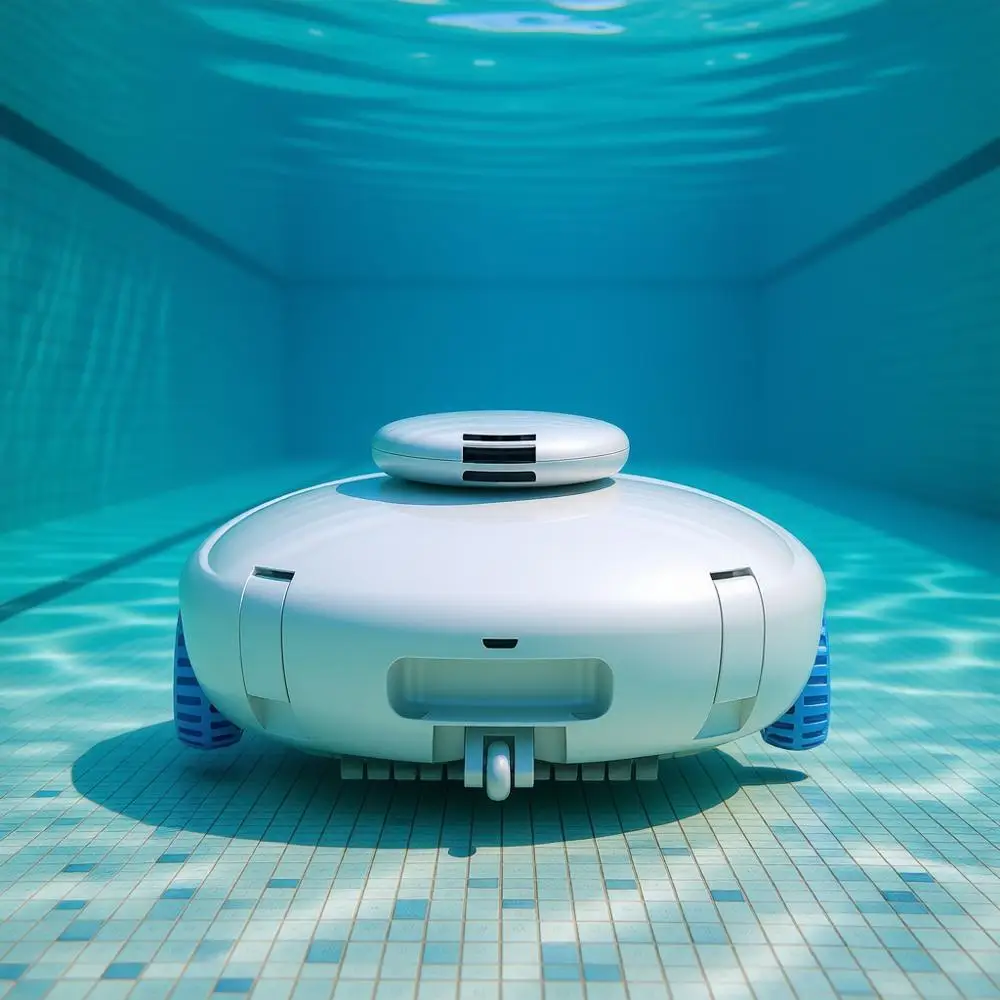 Pool Vacuum Cleaner for Above Ground/Inground Pools - 7500mAh Battery, Lightweight, 140mins Runtime, Powerful Suction