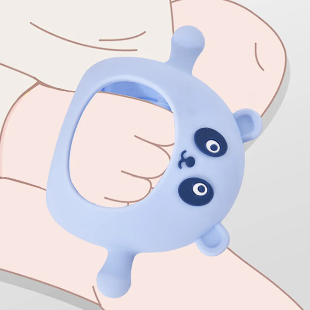 Baby Silicone Teether Cartoon Infant Teething Mitten Soft Safe Baby Molar Supply for Gum Relief and Sensory Development Toddler