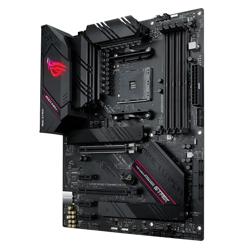 Imagem -04 - Placa-mãe Asus Strix B550-f Gaming Wi-fi Amd Am4 Ddr4 128gb Suporta Ryzen 5600 4100 3600 5700 3900 Cpu M.2 B550