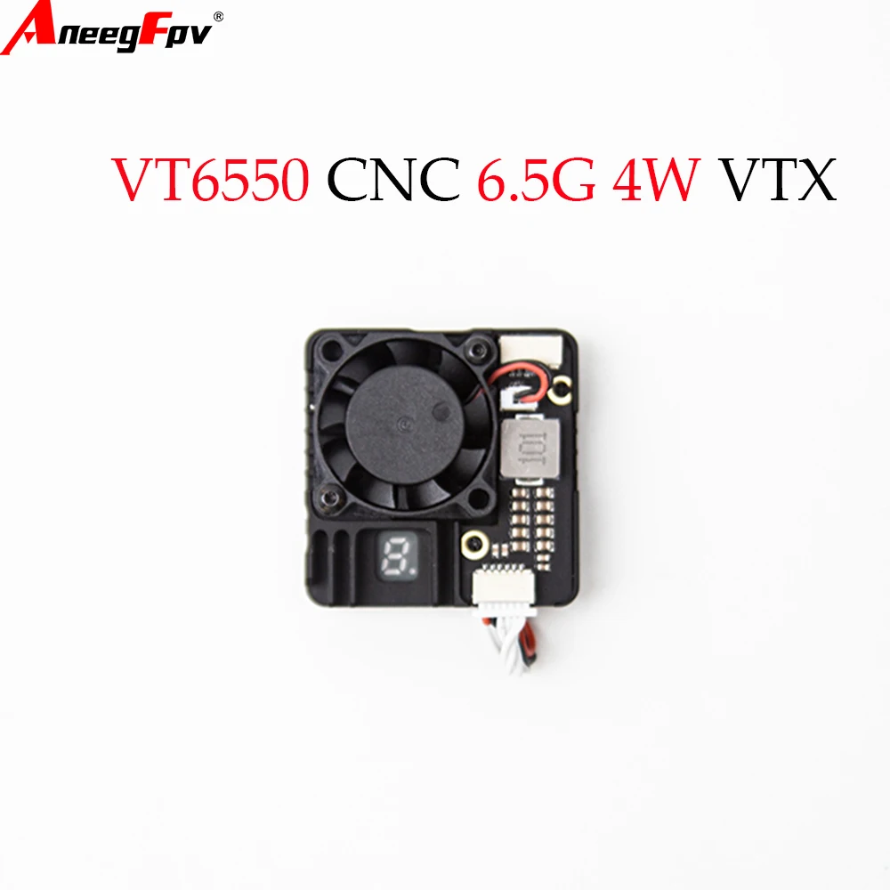 

SKYZONE VT6550 6.5G 4W VTX With CNC Case and Fan transmitter delivers for FPV Drone