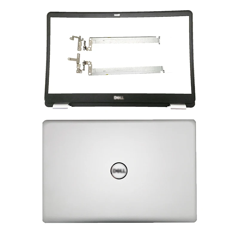 

New Laptop Case For Dell Inspiron 15 5000 5584 LCD Back Cover/Front Bezel/LCD Hinge 0GYCJR 0J0MYJ Silvery