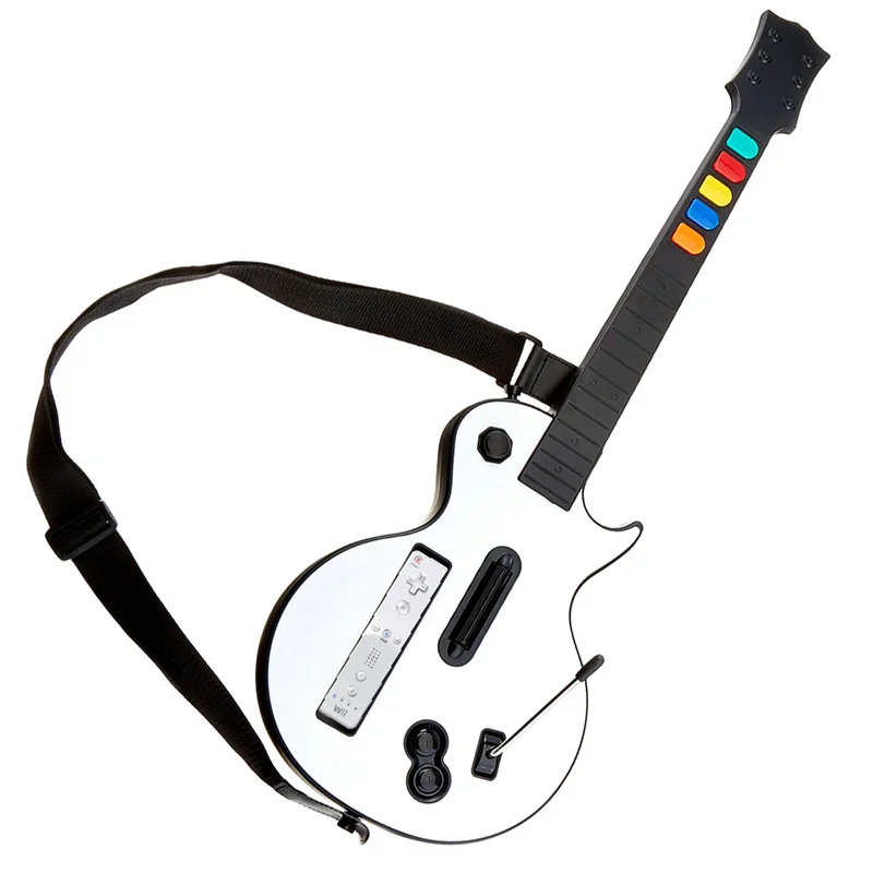 Doyo Wireless Guitar Controller for Wii Guitar Hero and Rock Band Games (Excluding Rock Band 1) Remote Joystick Console