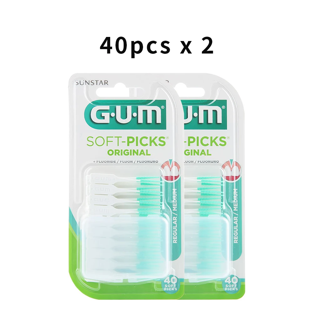 Dientes de odontología, limpieza interactiva, Micro burshes, palillos blandos dentales bucales, eliminador de placa de cepillo de dientes Sunstar Original avanzado