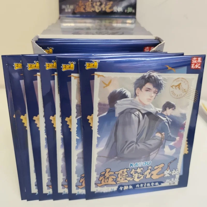 

Новый Kayou The Lost Tomb Wu Xie Zhang Qiling Card Pad Отслеживаемая версия Полная коробка Слепая коробка Новые периферийные устройства Подходит для детей Подарки