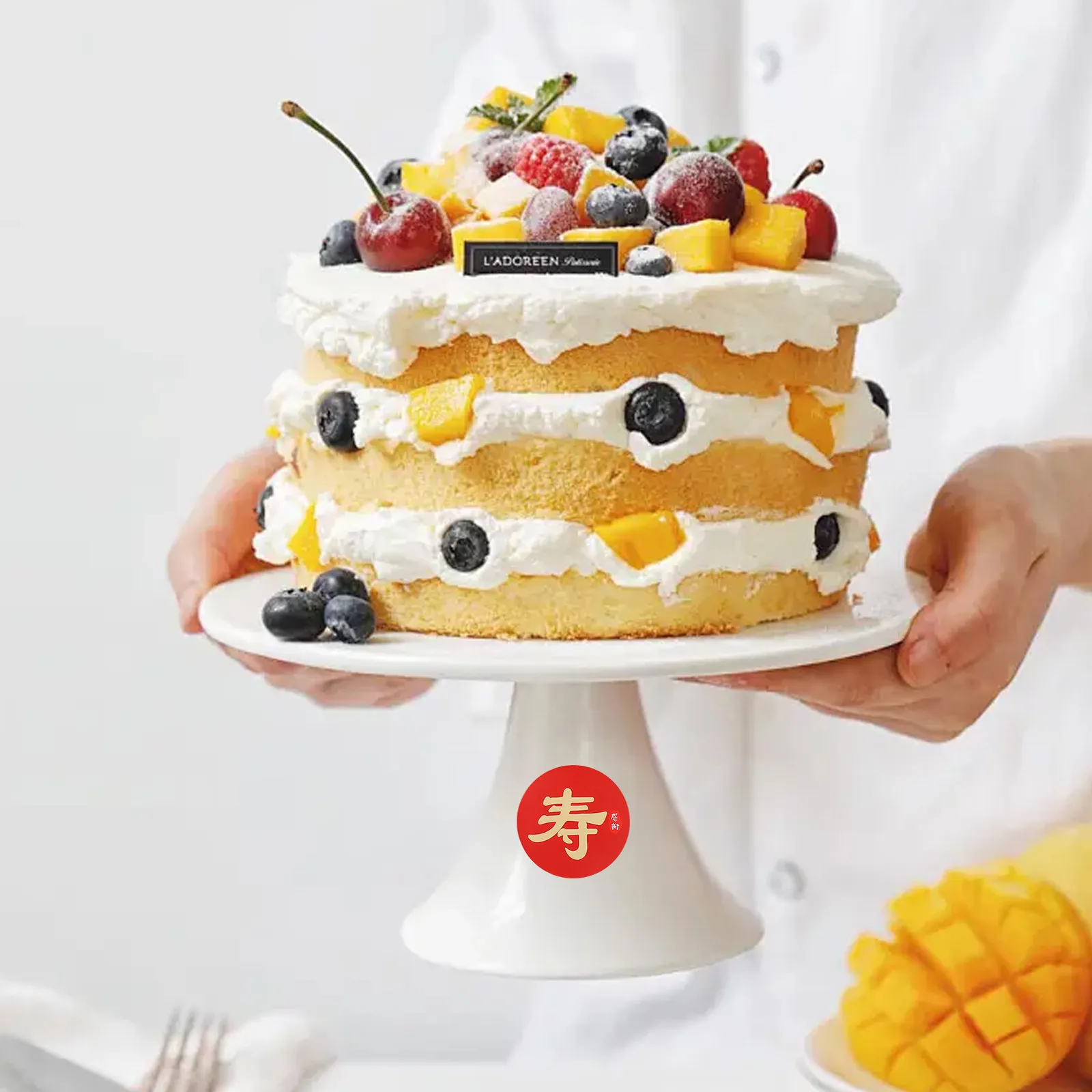 40 Pegatinas de Caracteres Orientales de la Suerte, Etiquetas Tradicionales Xi para Decoración de Pasteles, Set de Artículos para Fiestas de Cumpleaños, Tema Rojo de Larga Vida