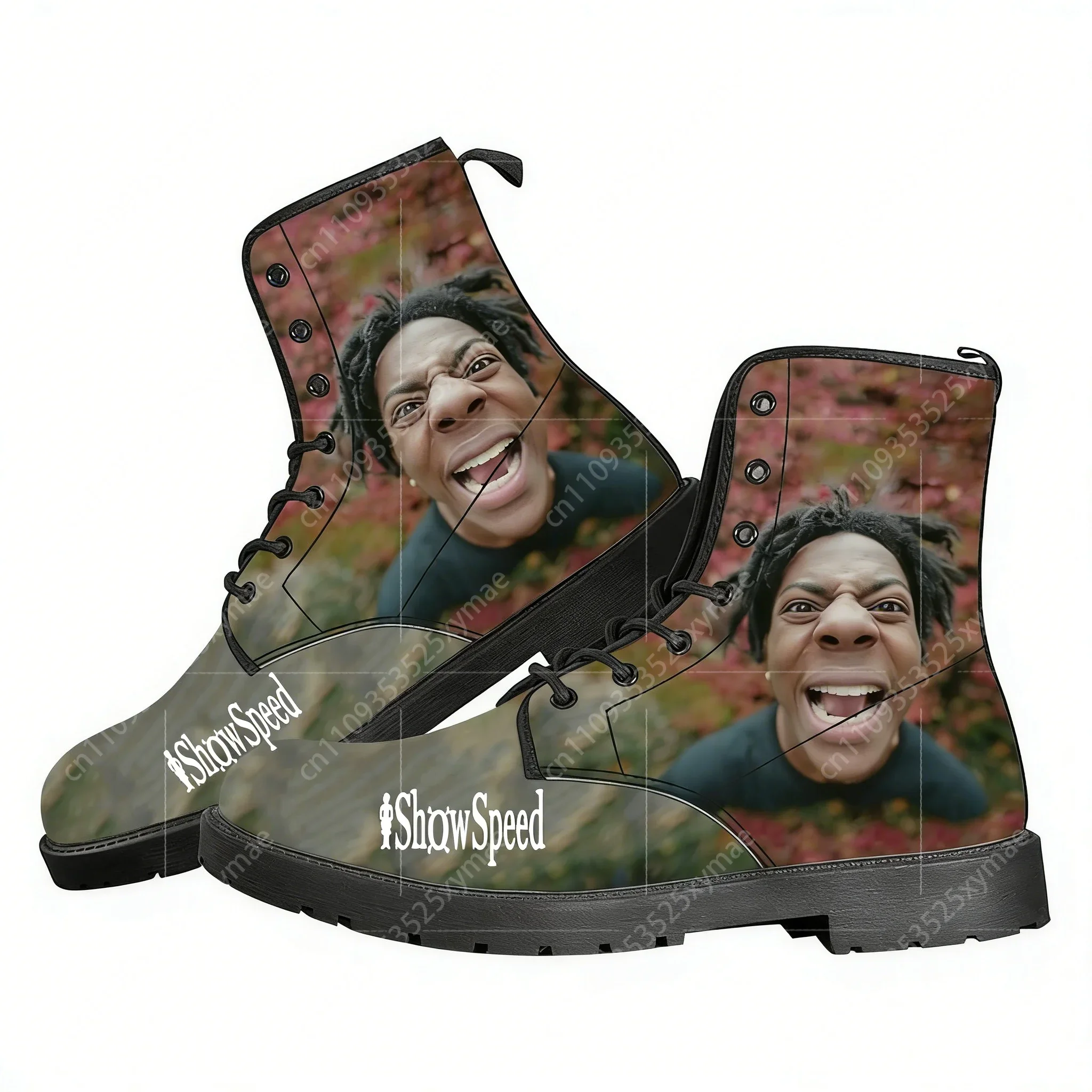 

Повседневные ботинки IShowSpeed в стиле американского рэп-исполнителя для мужчин, женщин и подростков, модные уличные ботинки, высококачественная обувь на заказ