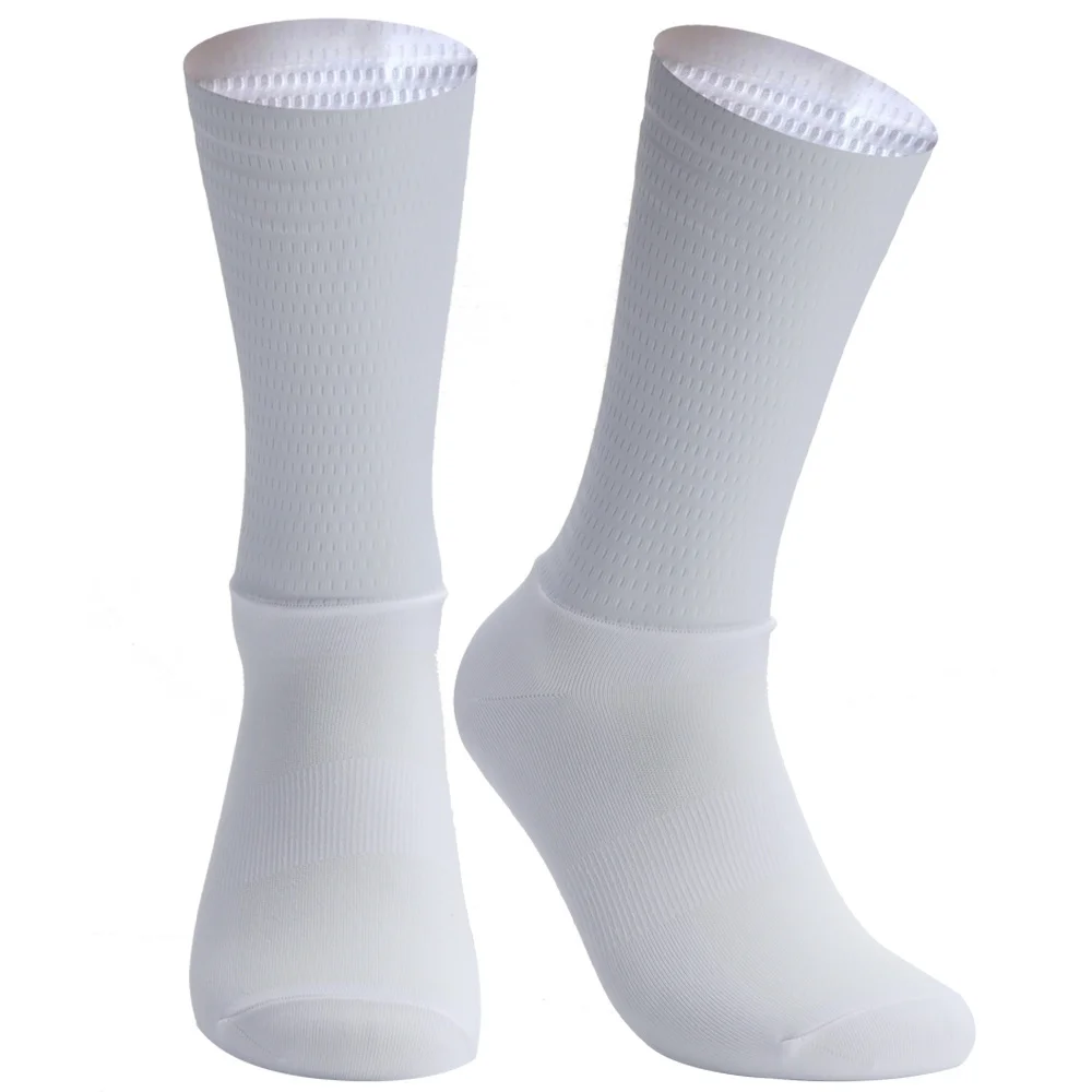 Seamless Socks Pro Cycling Summer Men Women Bike Silica Team Gel Non-slip Sports Socks Breathable Mesh Racing Car Bicycle Socks