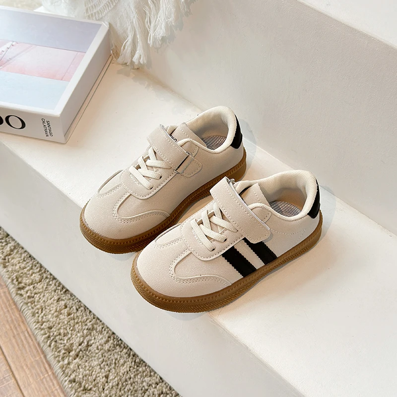 

Fashion Sport Shoes For Children PU Leather Ergonomics Kids Sneakers Soft-soled Children's Sneakers Boy's Girl's Tennis Shoes ﻿