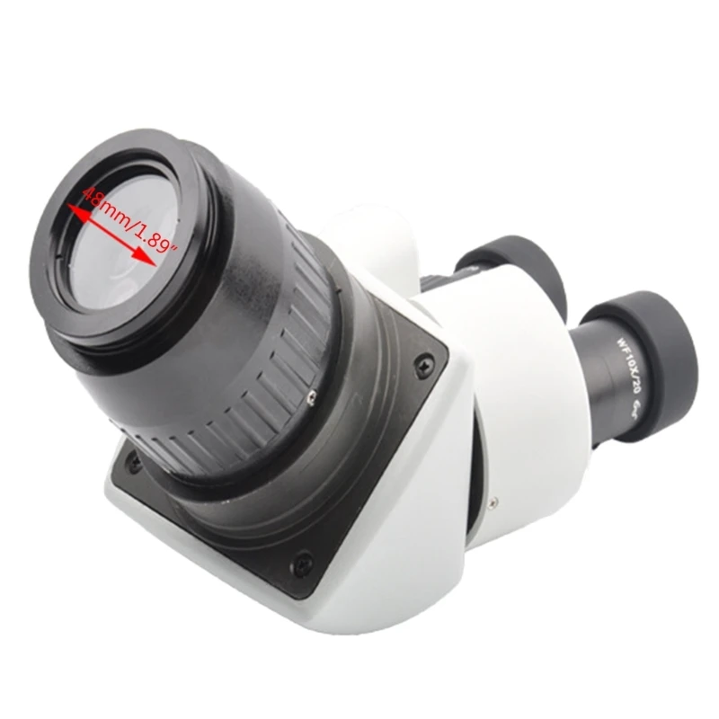 1X Auxiliary Objective Lens Barlow Lens Magnification Lens for Stereo Microscopes 48mm Inner Diameter Quality Plastics