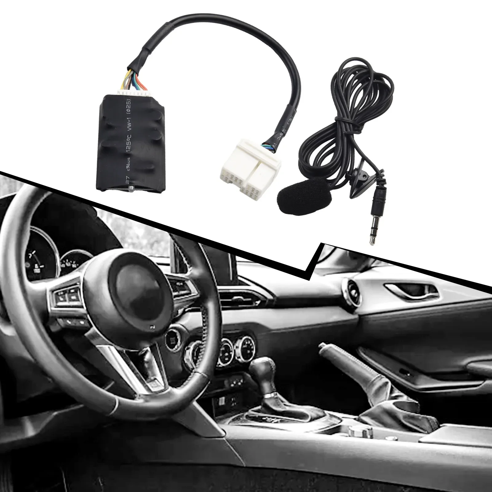 Car Blue Tooth AUX Adapter For Accord For Civic For CR-V For Element For Acura For Pilot Interface Cable Adapter Stereo Module