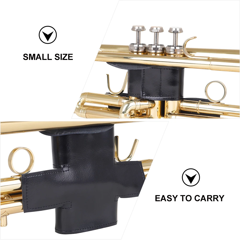 

Trumpet Protector Black PU Cover Anti Rust Paint For Trumpet Protection Musical Instrument Gift Box