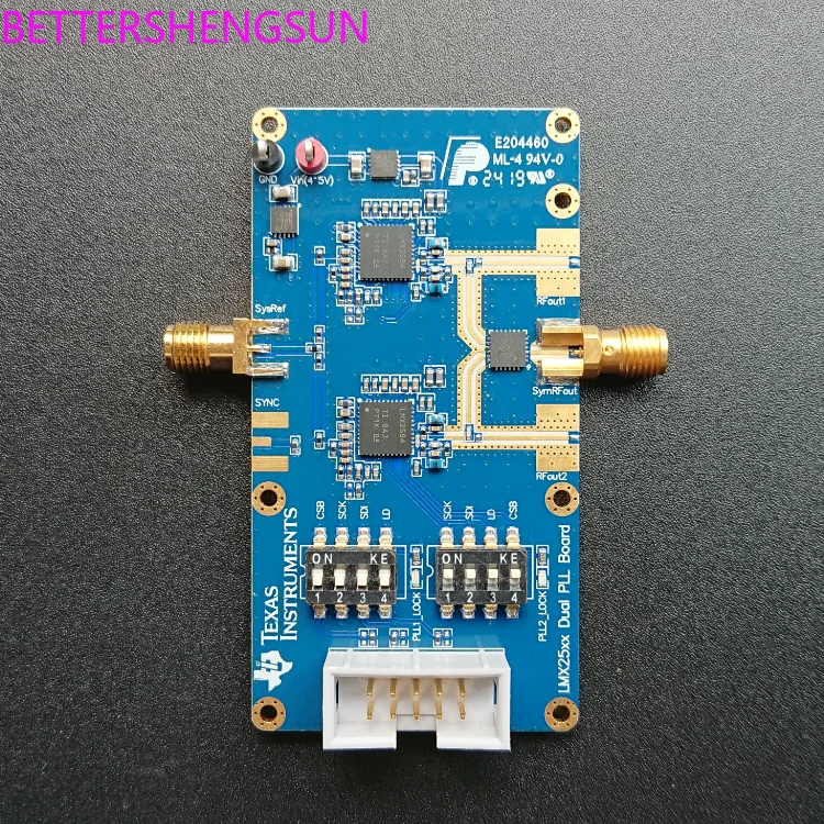 LMX2594Multiple PLL Evaluation Board RO4350B High Frequency Board