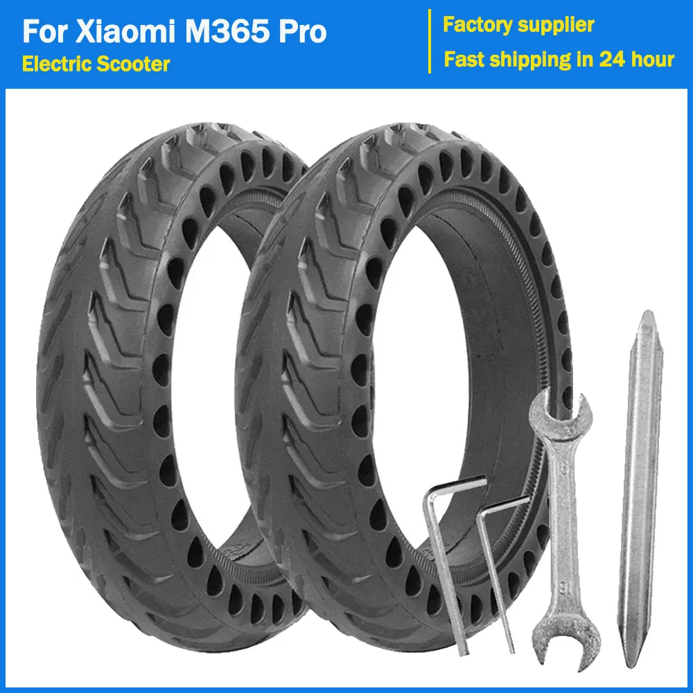 

8 1/2x2 сплошная шина 8,5 дюйма сотовая шина для Xiaomi M365 Pro2 Pro 1S электрический скутер незаменимые колеса аксессуары для бескамерных шин