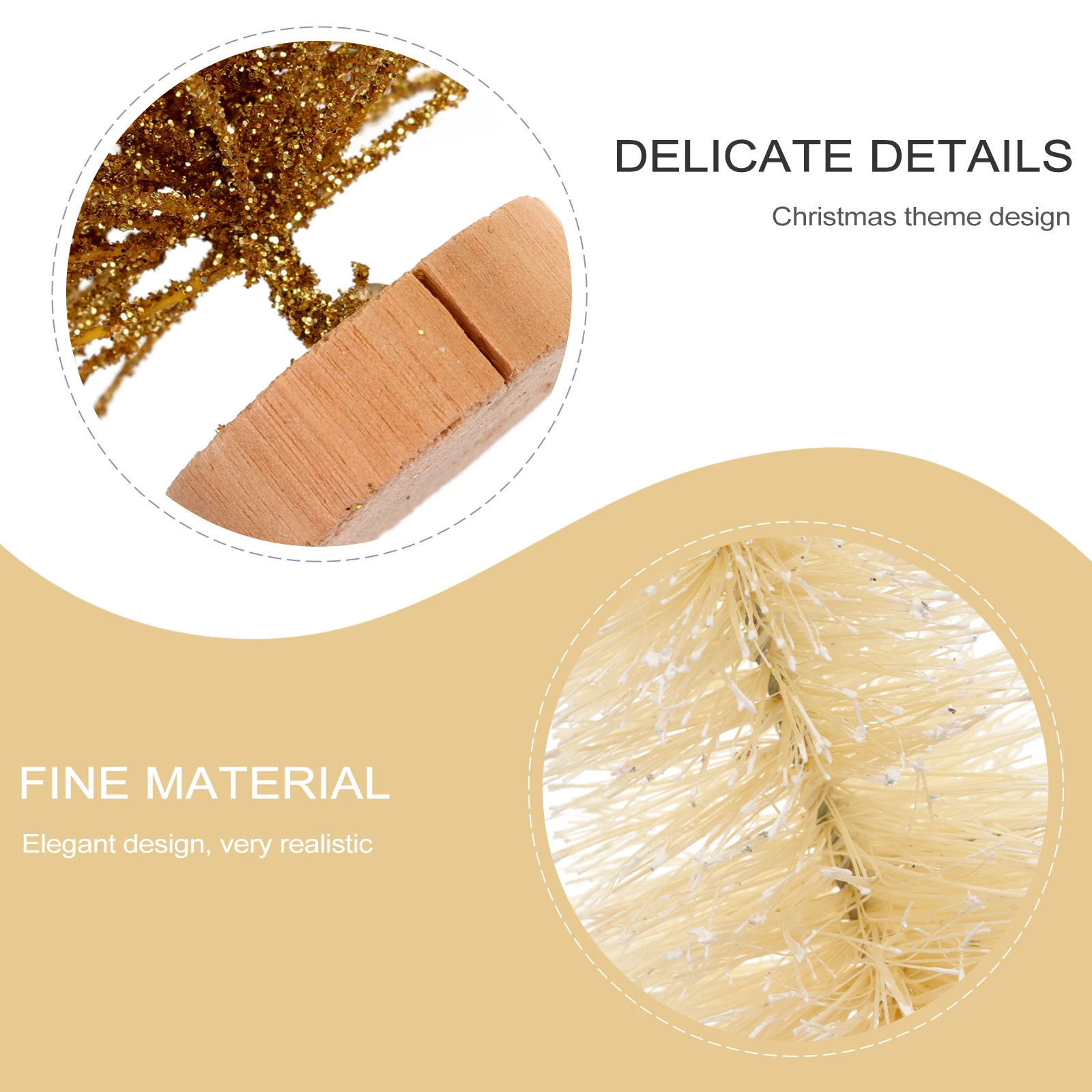 

24Pcs Mini Christmas Tree Ornament Perfect Party Decor Long-Lasting 35cm 45cm 65cm 125cm Christmas Tree Decor