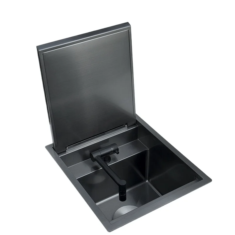 

Invisible Sink Hidden Slow Down Cover Damping Silent Bar Nakajima RV Pool