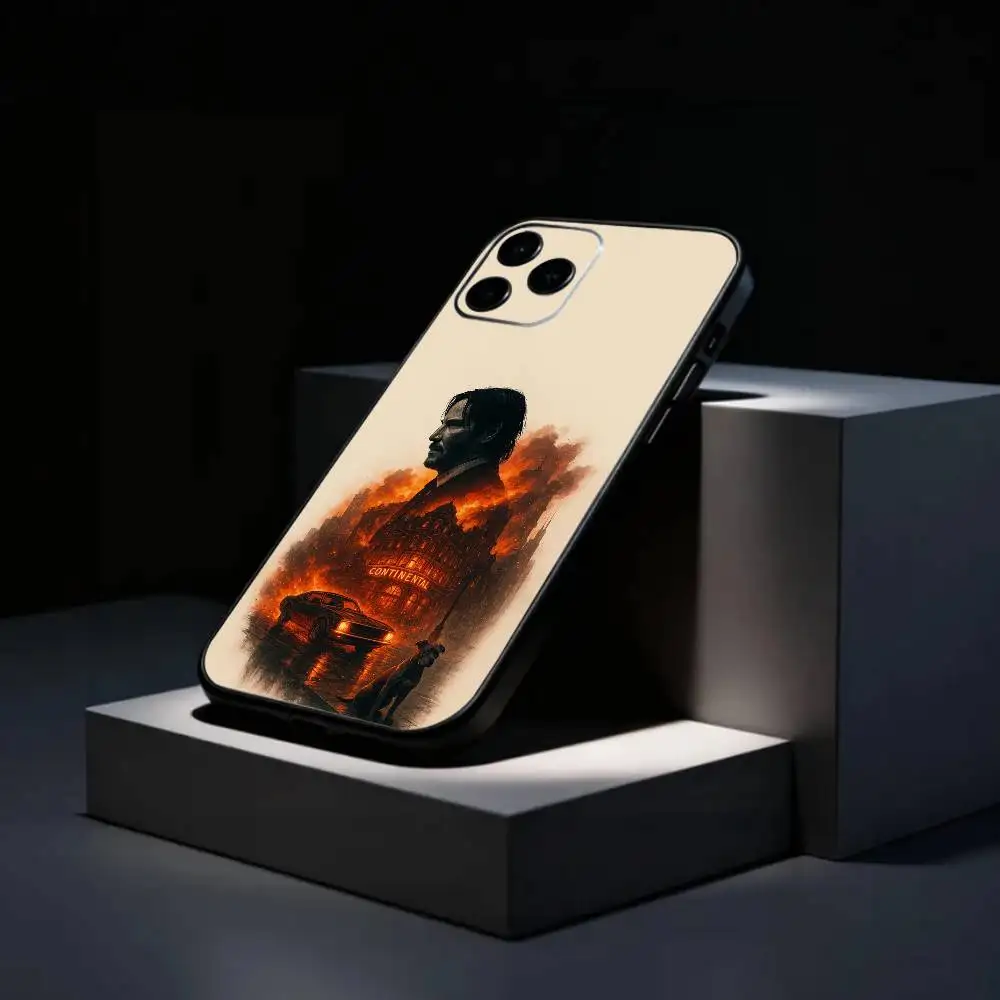 الأفلام الكلاسيكية جون ويك جراب هاتف سيليكون لينة آيفون 17 16 15 14 13 12 11 X XR Plus Pro Max Plus #6