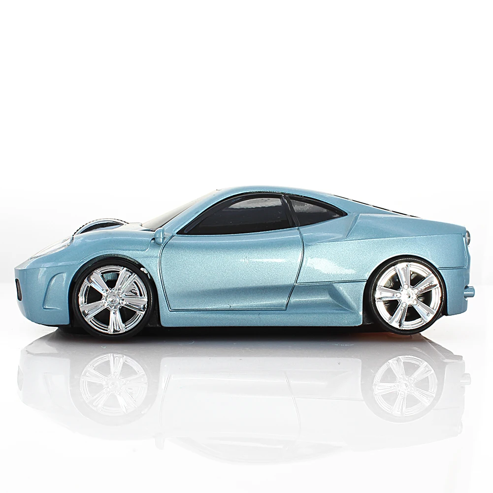 Mini 2.4G Wireless Car Mouse Ergonomic Gaming Optical USB Mice With Blue Light Car Shaped 3D Mouse For Laptop Computer Kid Gift