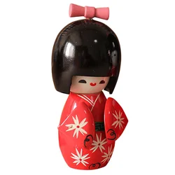 Sushi dekoracja sklepu akcesoria do domu domowa statuetka gejszy japońskie Kimono zabawka azjatycka figurka Kabuki porcelanowe lalki