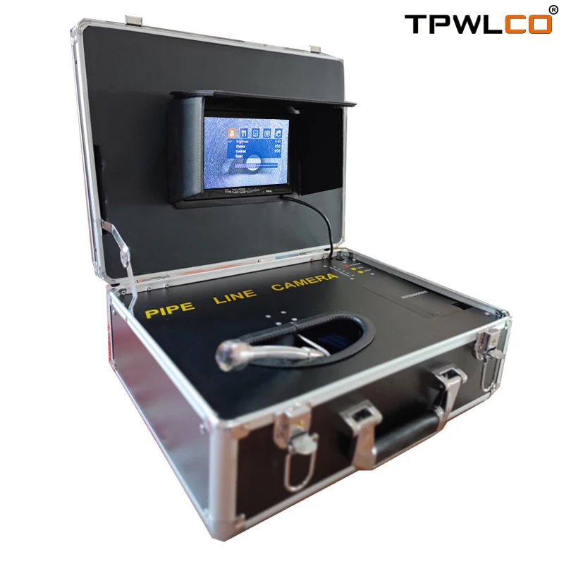 

1080P 7inch LCD Screen Pipe Indoscope Inspection Camera System 8GB SD Card With DVR 20m Cable 25mm Waterproof Camera Head