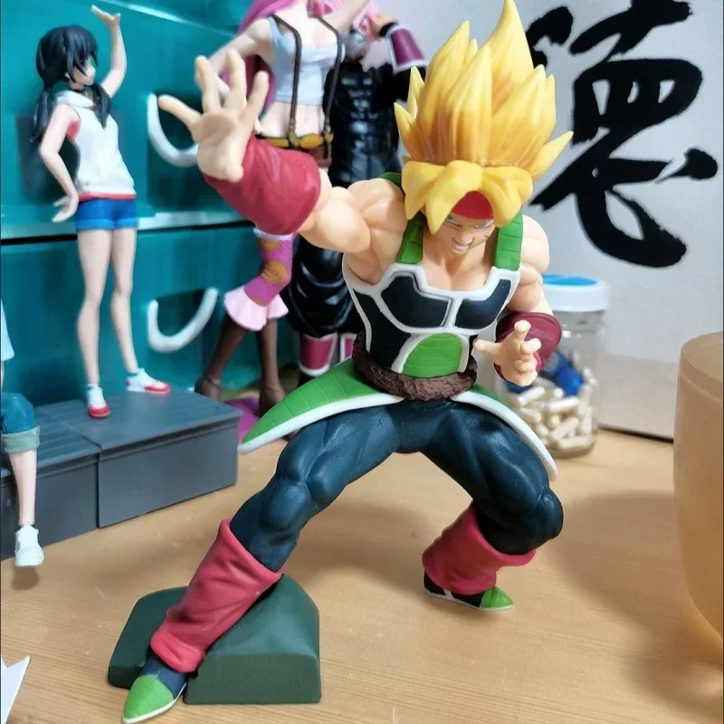 19cm Dragon Ball Z Anime Figure Burdock Pvc Action Figurine Dbz Bardock Goku Ssj2  Model Dolls Collection Decor Children Toy Gif