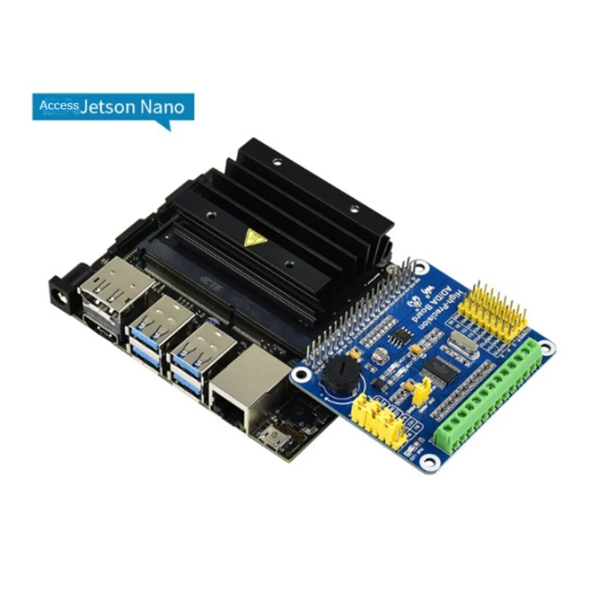 ADEGBO-mejorado para módulo Digital de placa de expansión AD/DA de alta precisión Raspberry Pi