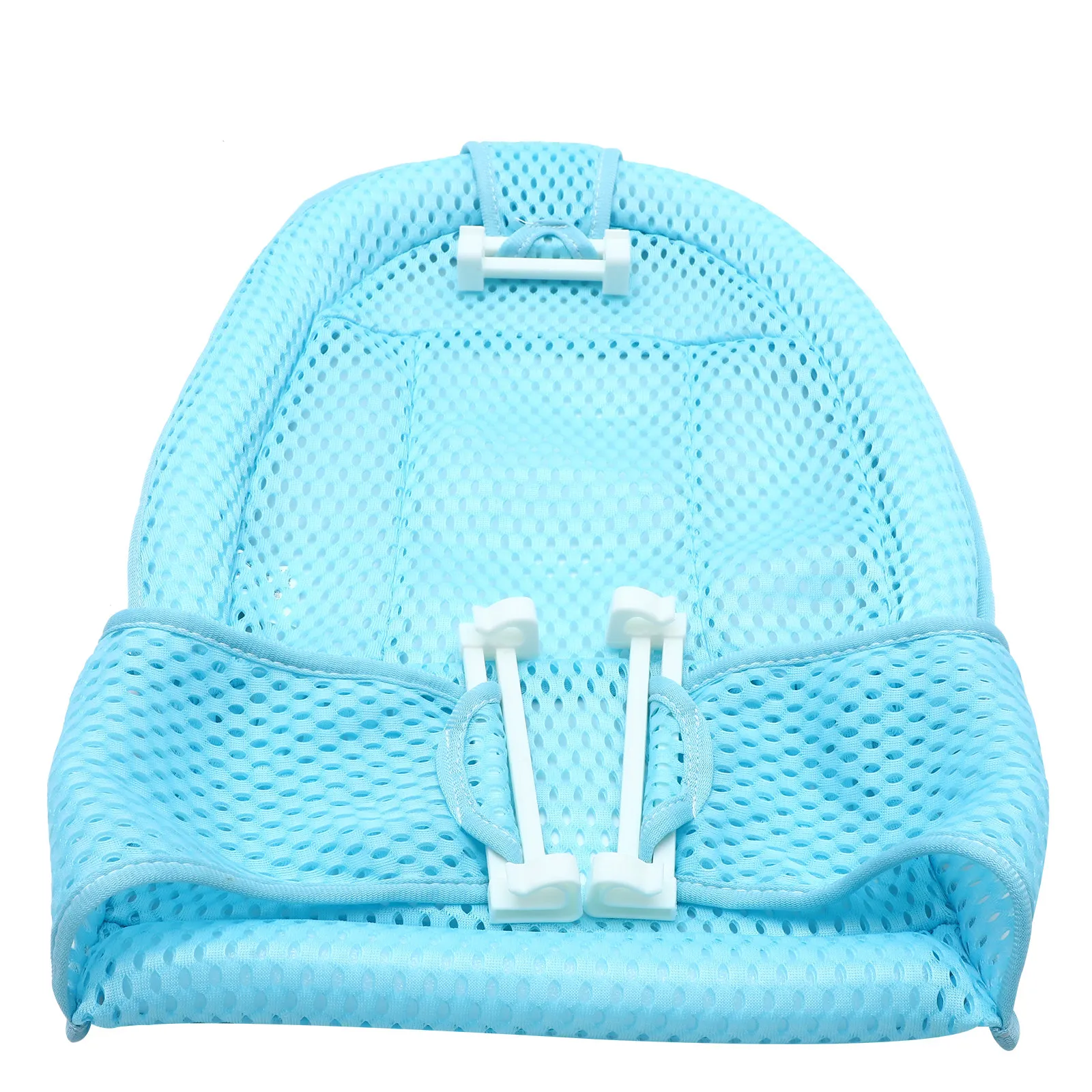Infant Bath Seat Net Environmental Protection PP Durable Material Safe Using Breathable Mesh Relaxing Blue Baby Bath Mat