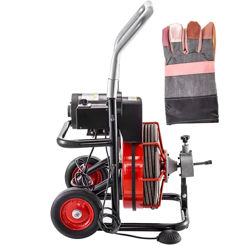 آلة تنظيف تصريف الأنابيب 100 قدم / 30 م آلة التنظيف #6