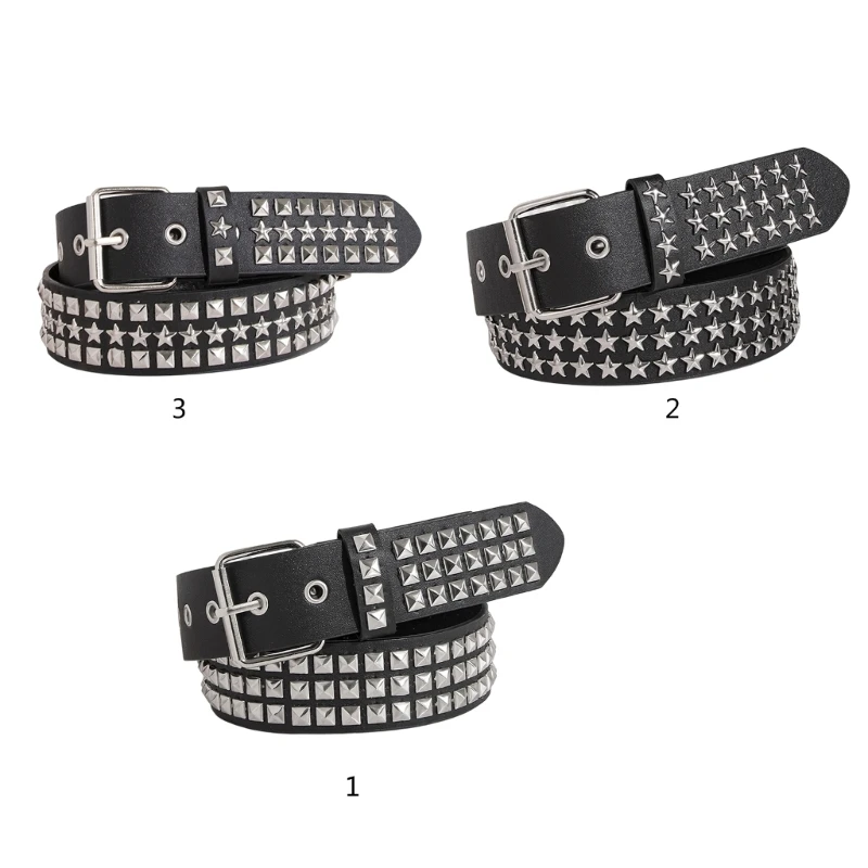 Fashion Hot Girls Studded Decors Waist Belt Multi-type Belt All-Match Coat Dress Ladies Adjustable Pin Buckle Waistband