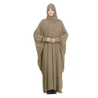 Eid femmes musulmanes Abaya Robe couverture complète vêtement de prière Hijab longue Khimar caftan Robe aérienne arabe moyen-orient Maxi Robe islamique 6